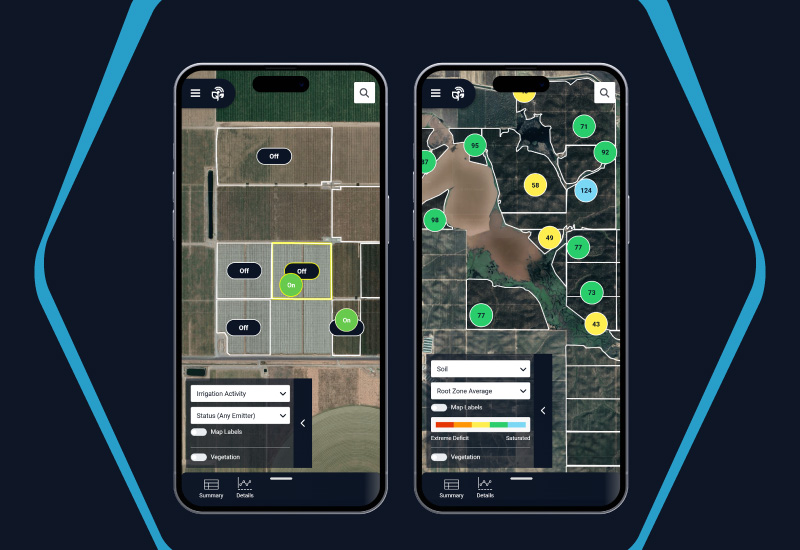 Screenshot of the Semios Hub app on a mobile device