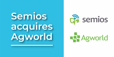 Semios Acquires Agworld to Form Independent Global AgTech Powerhouse