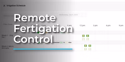 Introducing Remote Fertigation Control in Semios Irrigation Scheduler