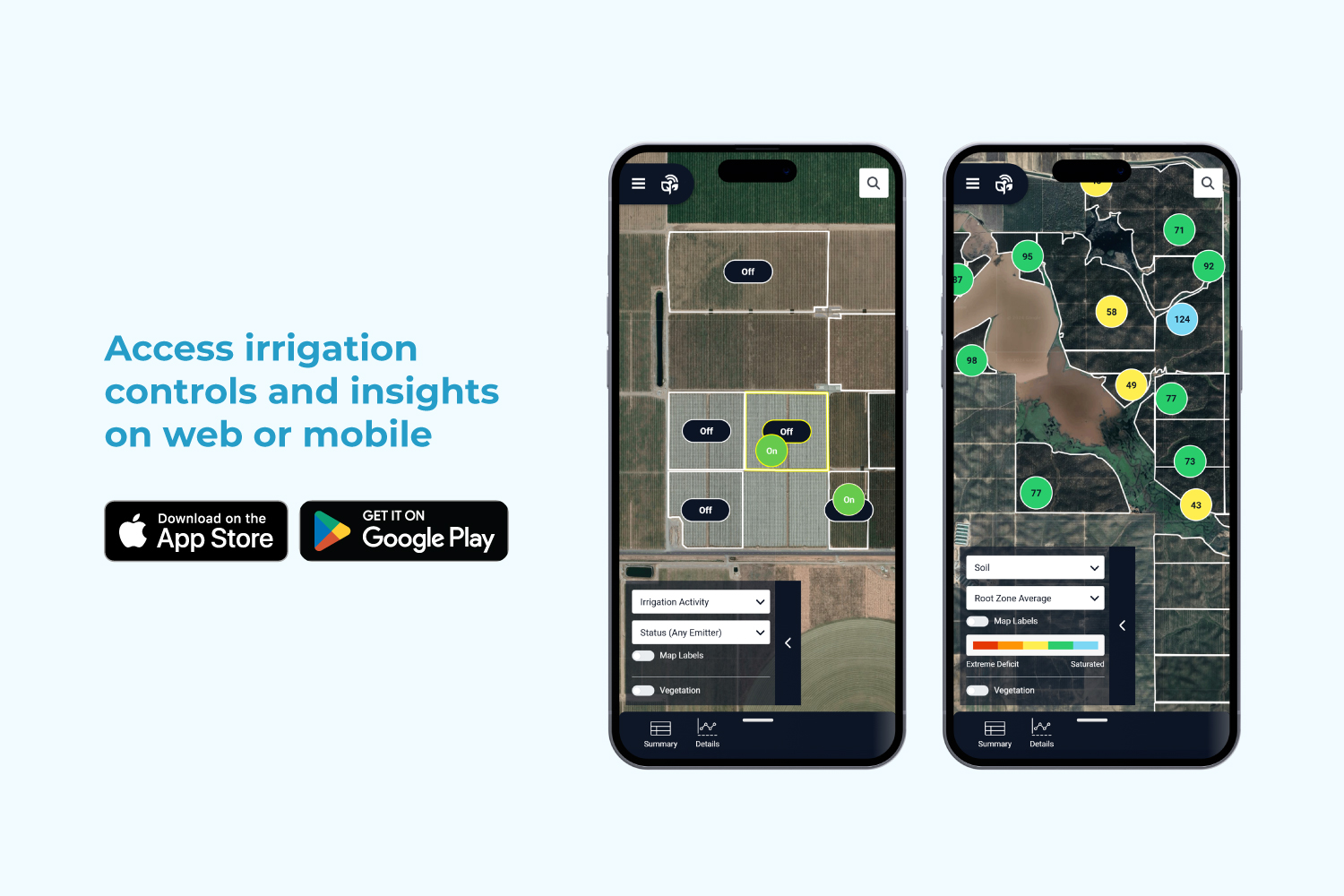 Semios mobile app interface