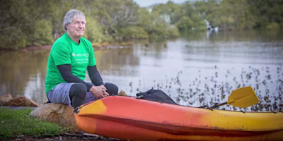 Kayaking the Mighty Murray for Lung Foundation Australia
